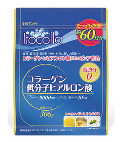 イトコラ　コラーゲン低分子ヒアルロン酸　６０日　３０６ｇ