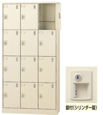 【法人様限定商品】12人用 シューズボックス シューズロッカー スチールロッカー 下駄箱 靴箱 【完成品】【新品オフィス家具】