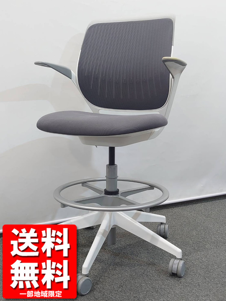 スチールケース Steelcase Cobi デスクチェア ハイチェア オフィスチェア 事務チェア 肘付き【中古オフィス家具】【中古】